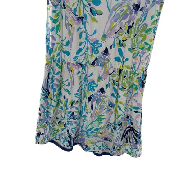 Lilly Pulitzer Resort White Shell Beach Jarrett Sleeveless Romper - Picture 6 of 12